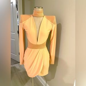 Zhivago Peach Long Sleeve Dress
